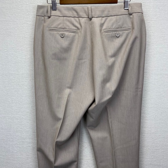 Worthington Petite Modern Fit Women's Tan Straight Leg Dress Pants 14P Stretch - Picture 4 of 13